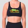 Womens Racer Sports Bra Thumbnail